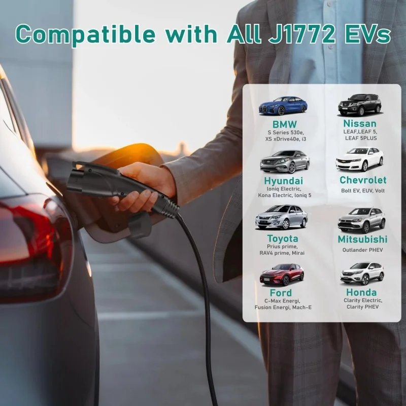 Portable Level 2 J1772 EV Charger | 240V | 32 Amp | NEMA 14-50 - Image 3