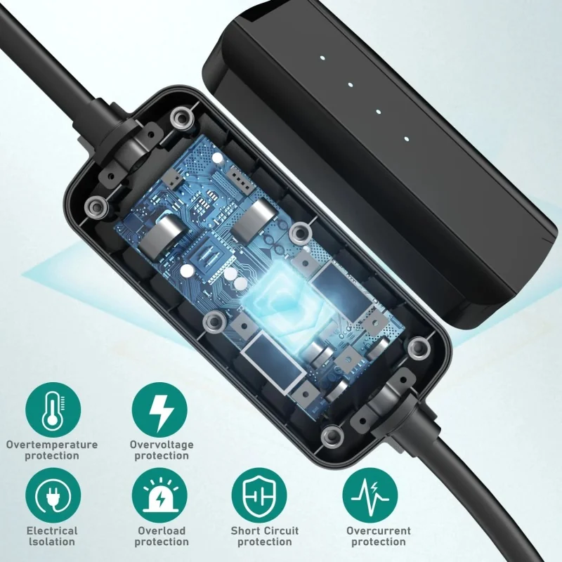 Portable Level 2 J1772 EV Charger | 240V | 32 Amp | NEMA 14-50 - Image 4