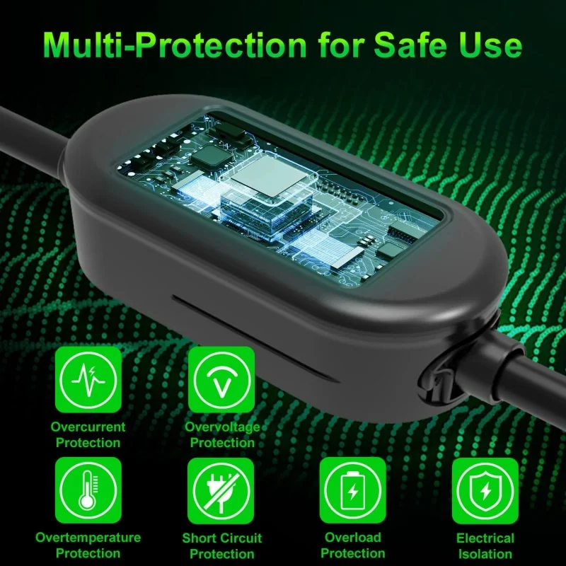 Portable Level 2 Tesla EV Charger | 240V | 40 Amp | NEMA 14-50 - Image 6