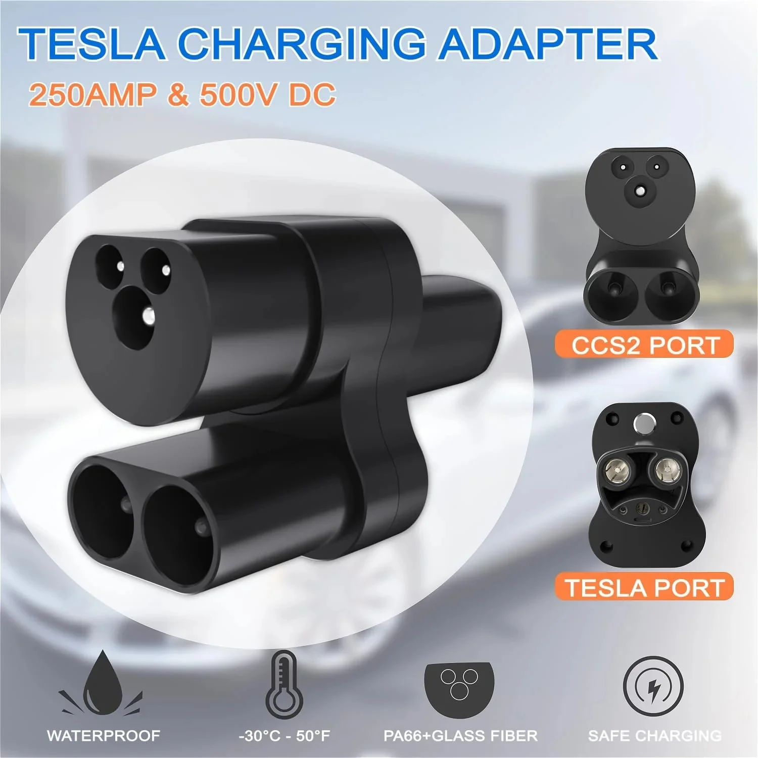 CCS2 to Tesla Charging Adapter - Image 3